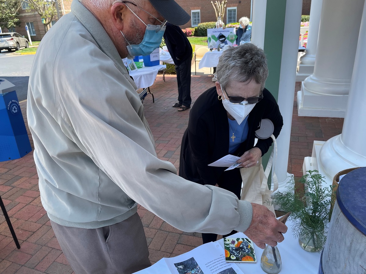 Earth Day Event at The Chesapeake Senior Living Community in Newport News, VA.