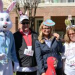 Participants at the Annual Bunny Hop event